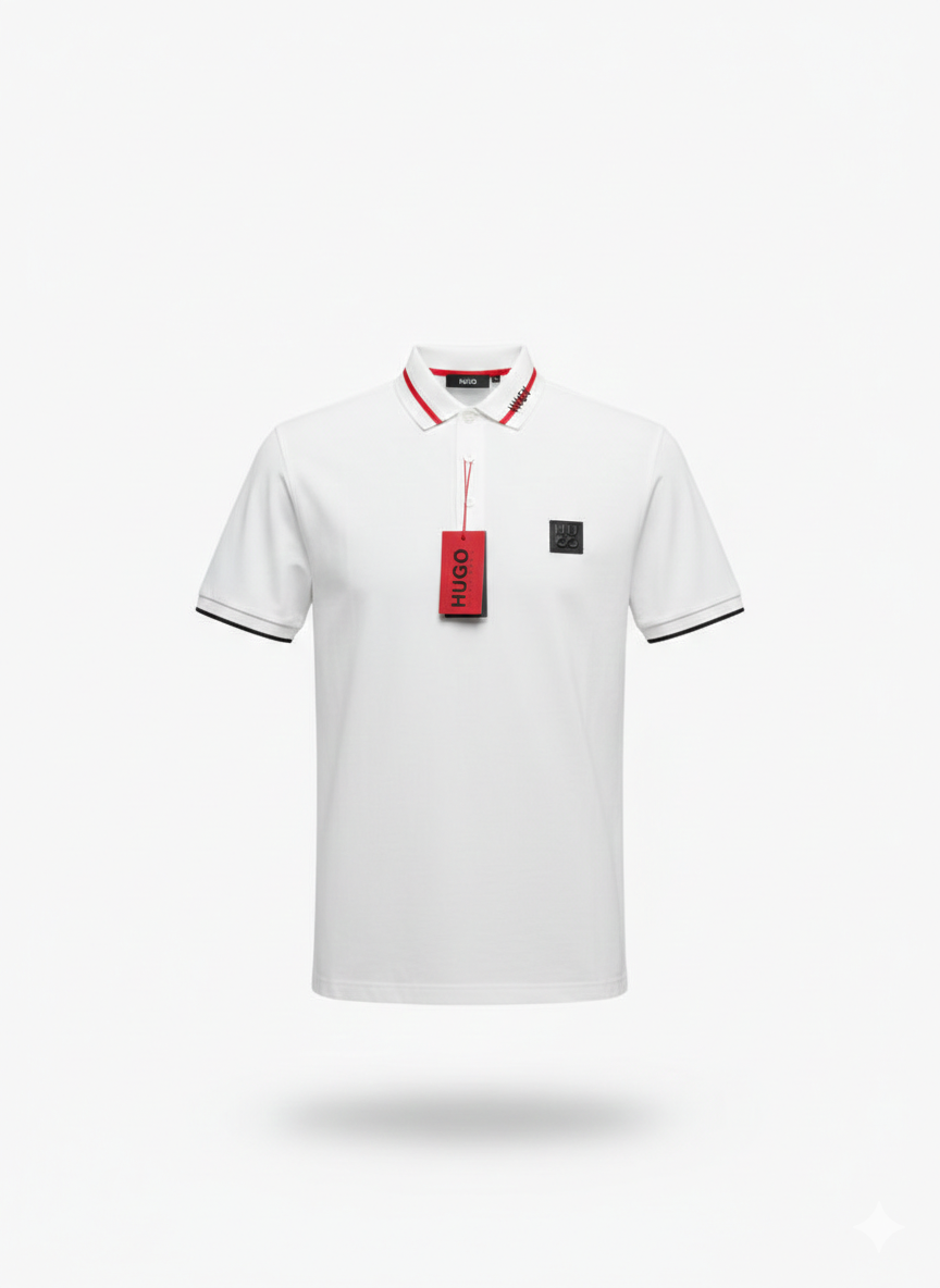 Camisa Tipo Hugo Premium Blanca