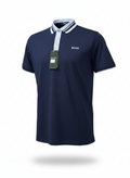 Camisa Tipo Boss Premium Azul Noche