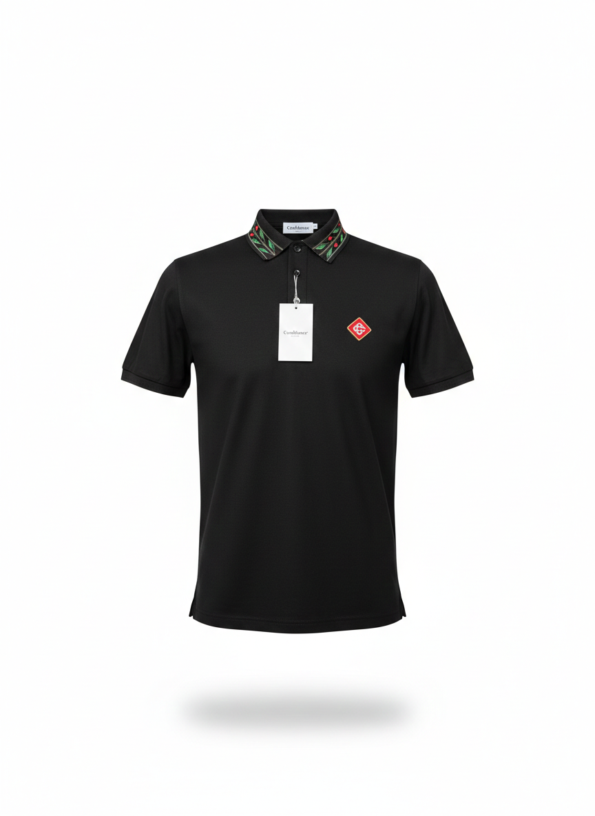 Camisa Tipo Casablanca Premium Negra