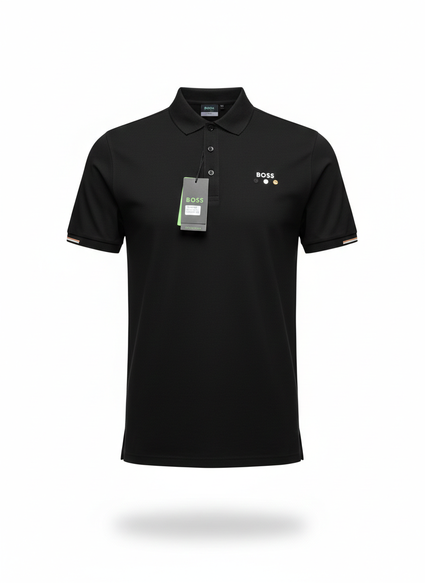 Camisa Tipo Boss Premium Negra