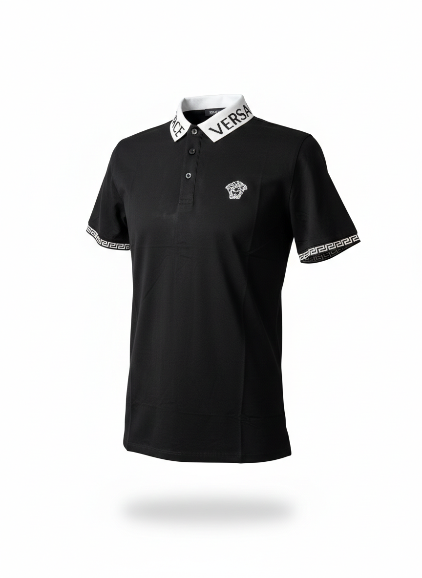 Camisa Tipo Versace Premium Negra