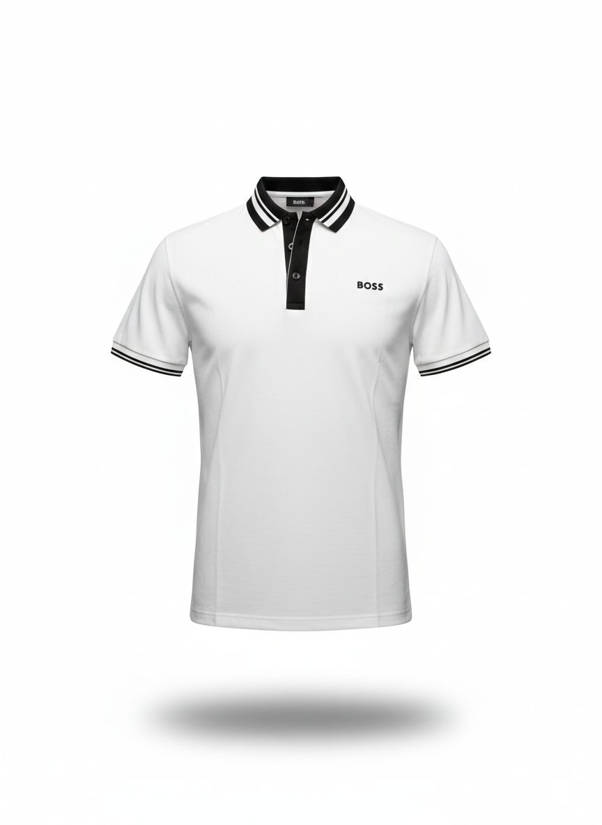 Camisa Tipo Boss Premium Blanca